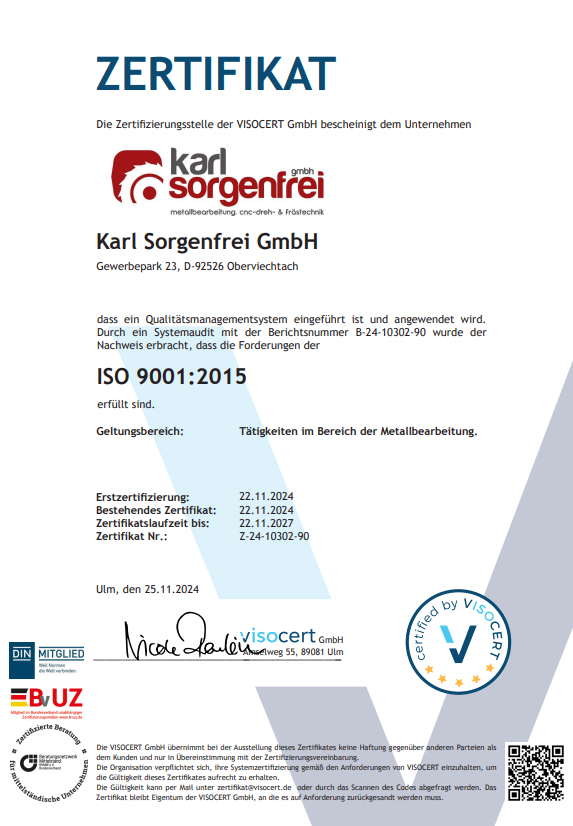 Karl Sorgenfrei GmbH - Oberviechtach